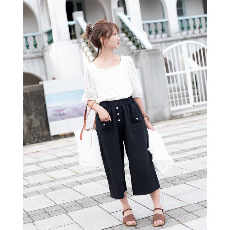 七分丈ワイドパンツ レディースファッション 春夏秋冬 楽 品番 Lvlw Frenchic フレンチック のレディースファッション 通販 Shoplist ショップリスト