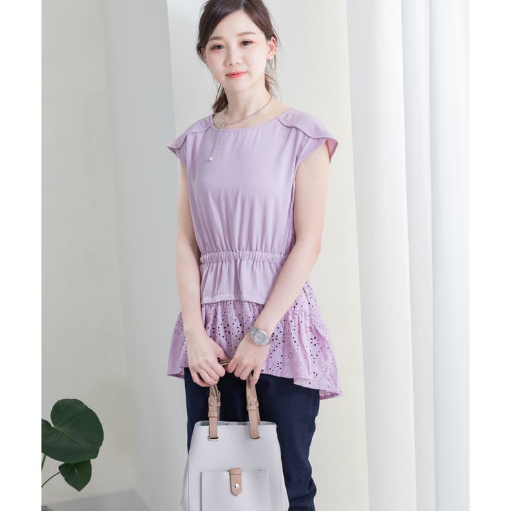 カットソーワーク刺繡トップス レーディス カジュアル | Frenchic | 詳細画像12 