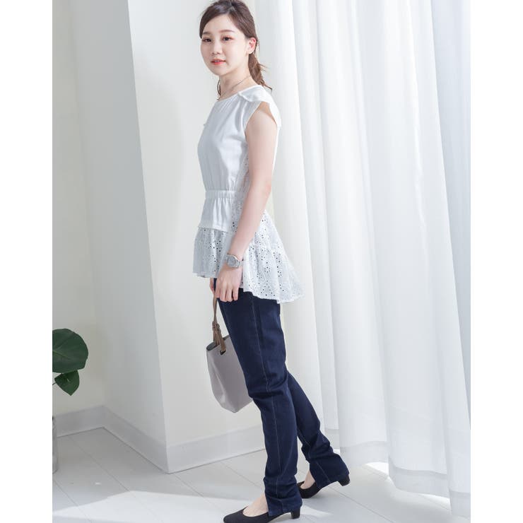 カットソーワーク刺繡トップス レーディス カジュアル | Frenchic | 詳細画像9 