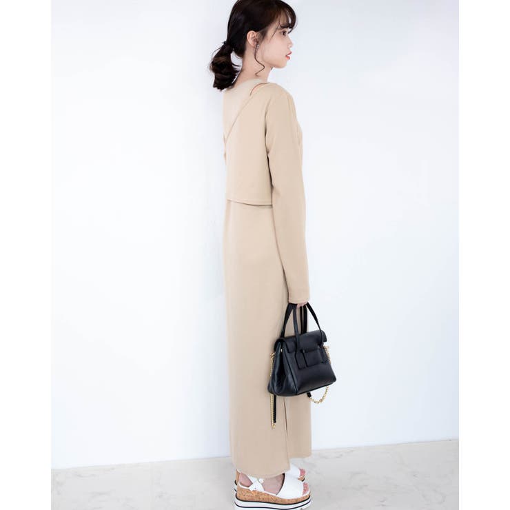 トップス付き ロングワンピース レーディス | Frenchic | 詳細画像11 