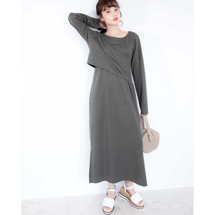 トップス付き ロングワンピース レーディス | Frenchic | 詳細画像14 