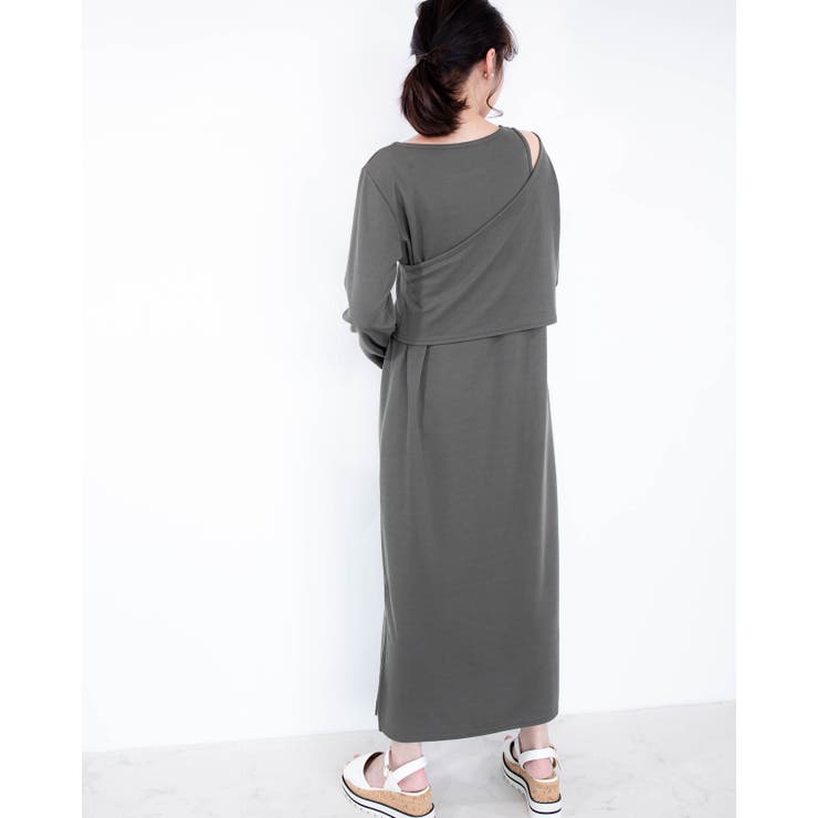 トップス付き ロングワンピース レーディス | Frenchic | 詳細画像18 