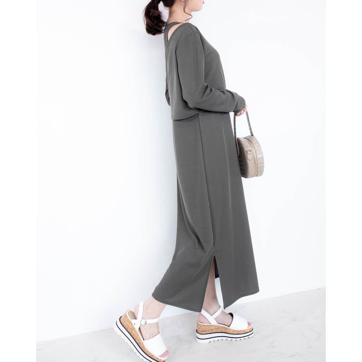 トップス付き ロングワンピース レーディス | Frenchic | 詳細画像22 
