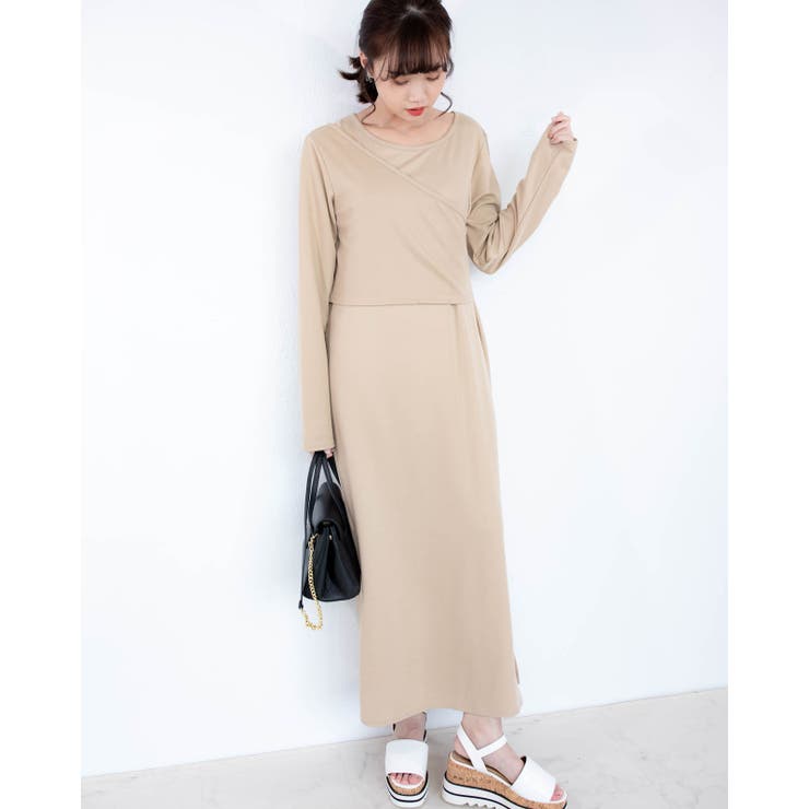トップス付き ロングワンピース レーディス | Frenchic | 詳細画像23 