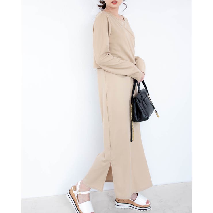 トップス付き ロングワンピース レーディス | Frenchic | 詳細画像4 