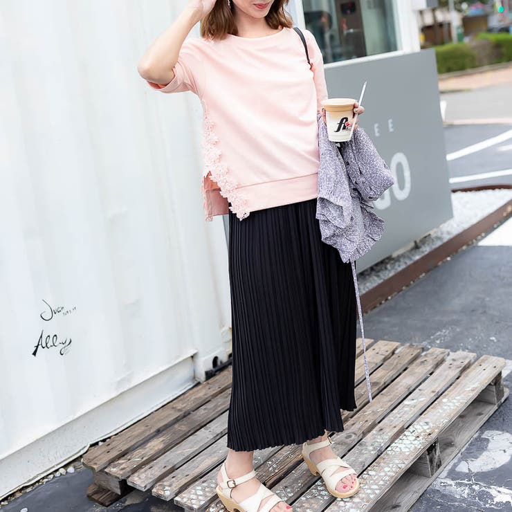 大花刺繡レースカットソー レーディス カジュアル | Frenchic | 詳細画像7 