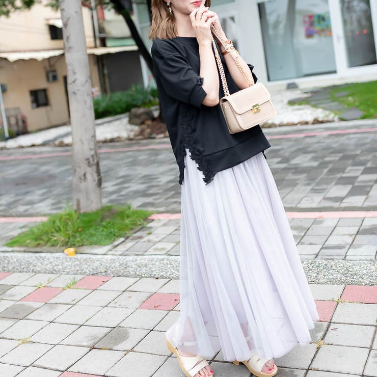 大花刺繡レースカットソー レーディス カジュアル | Frenchic | 詳細画像24 