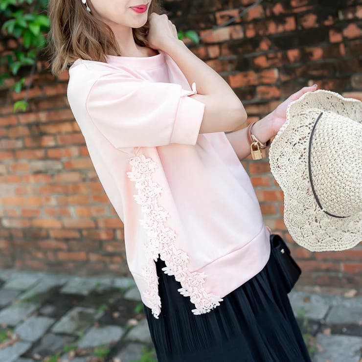 大花刺繡レースカットソー レーディス カジュアル | Frenchic | 詳細画像15 