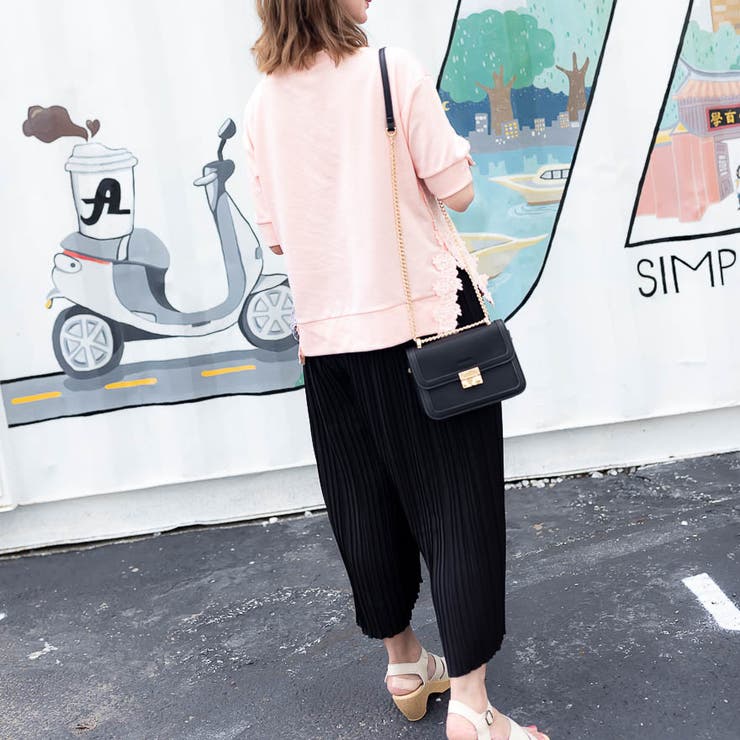 大花刺繡レースカットソー レーディス カジュアル | Frenchic | 詳細画像14 