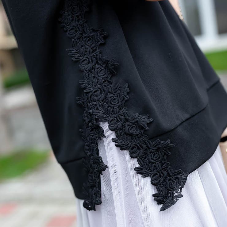 大花刺繡レースカットソー レーディス カジュアル | Frenchic | 詳細画像11 