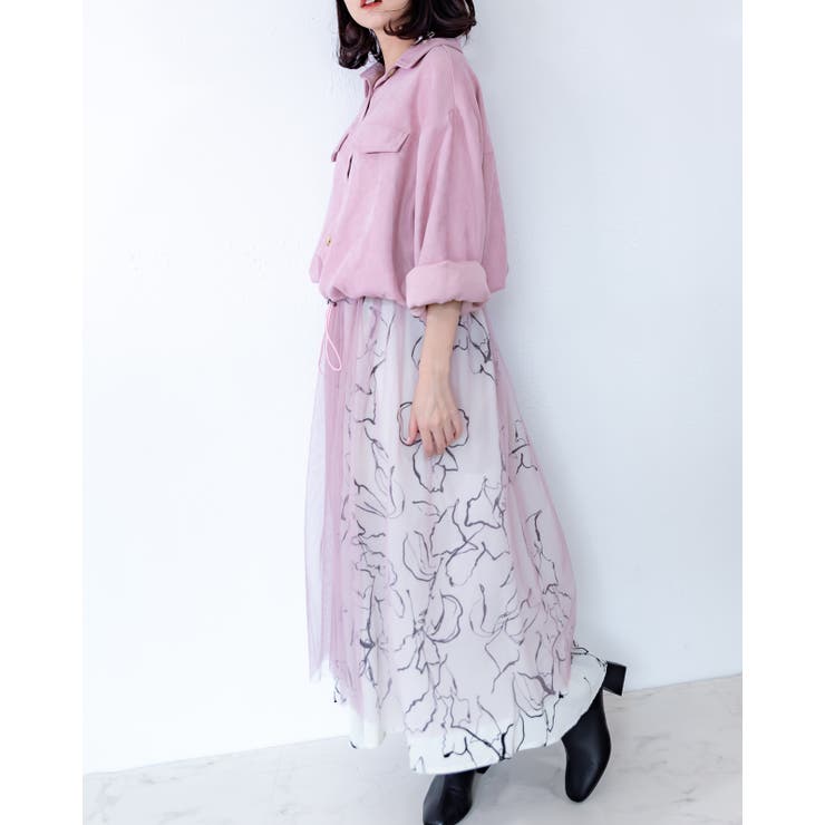 3WAY チュール付き カーディガン | Frenchic | 詳細画像16 