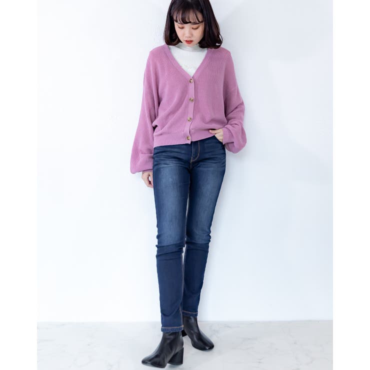 3WAY チュール付き カーディガン | Frenchic | 詳細画像25 