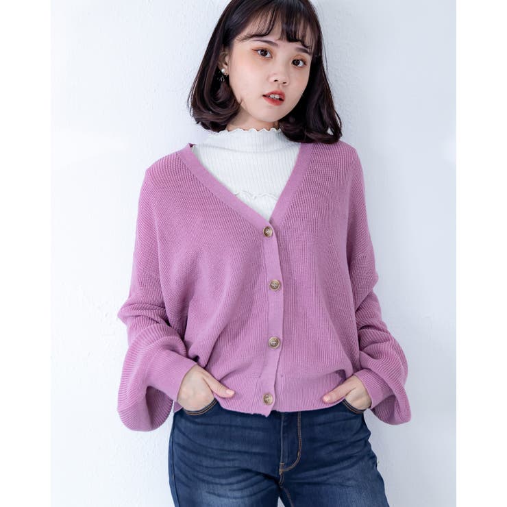 3WAY チュール付き カーディガン | Frenchic | 詳細画像28 