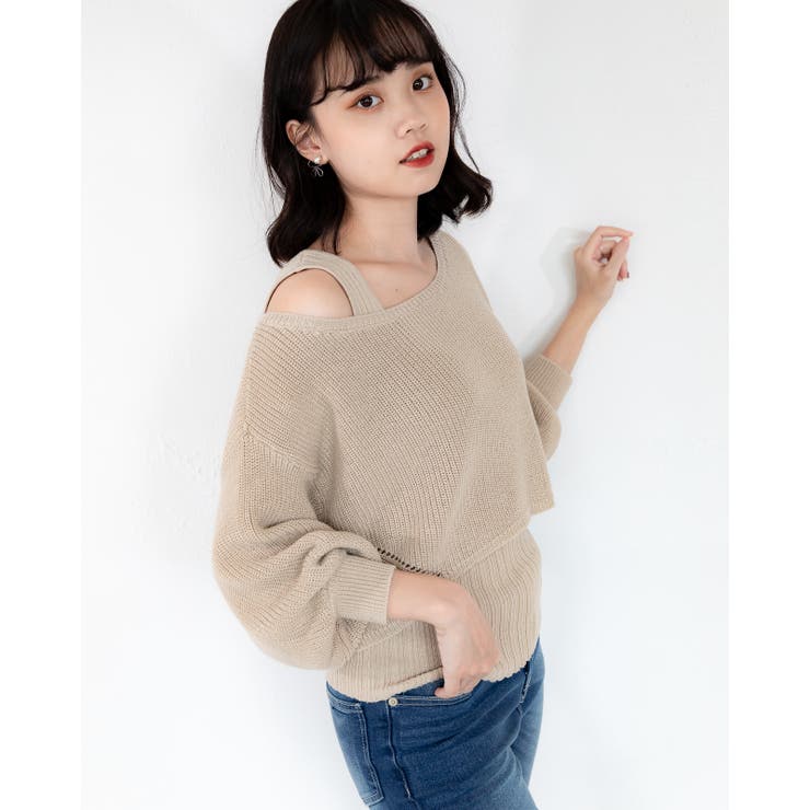 ニットーカットソー インナー付き レーディス | Frenchic | 詳細画像3 