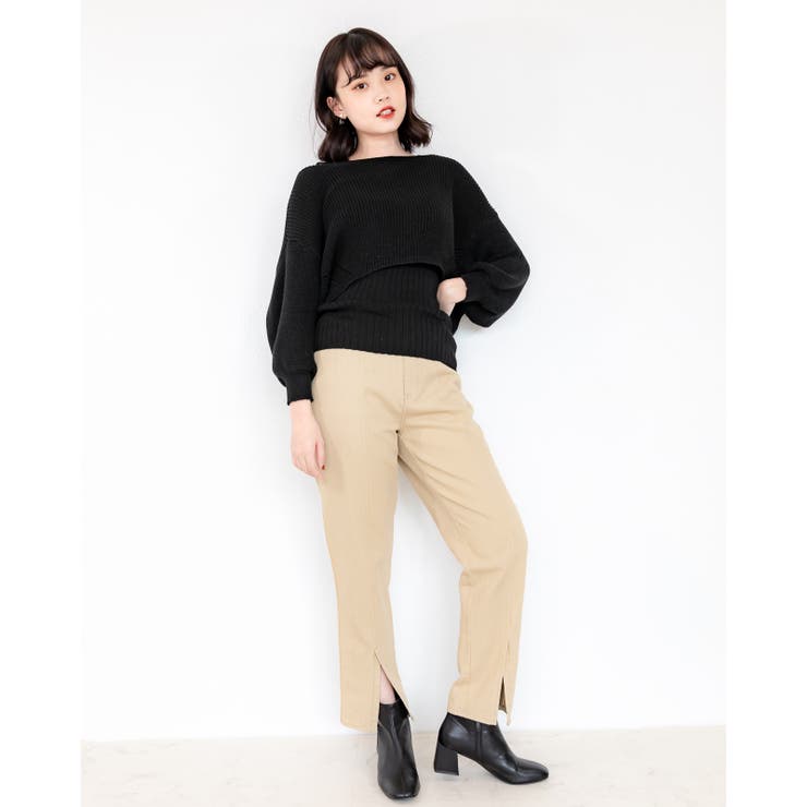 ニットーカットソー インナー付き レーディス | Frenchic | 詳細画像22 