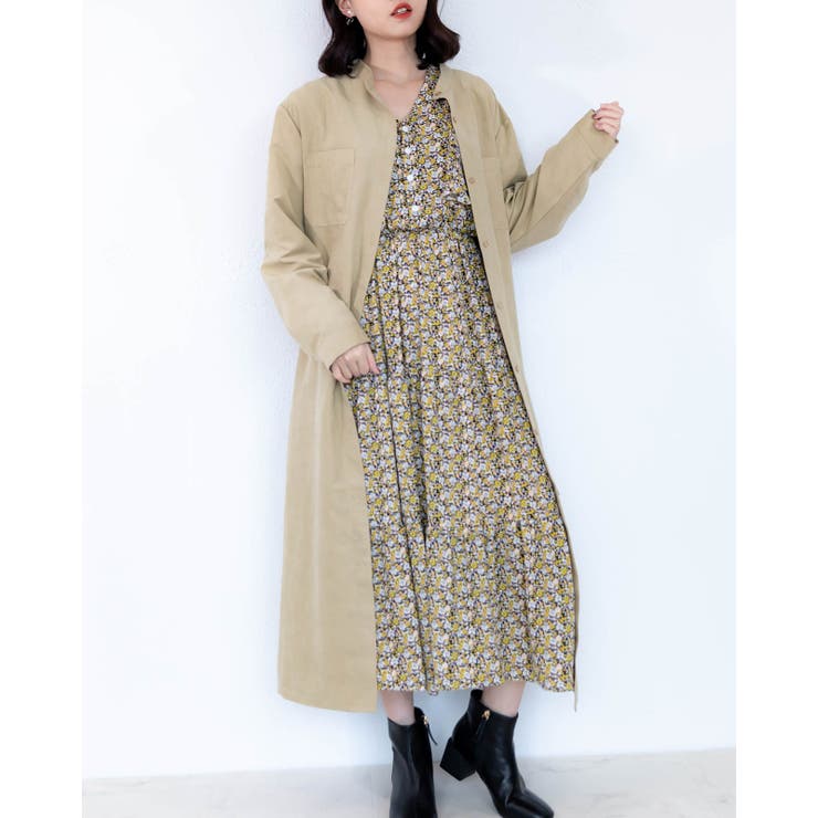 2WAY トレンチ風シャツワンピース レーディス | Frenchic | 詳細画像14 