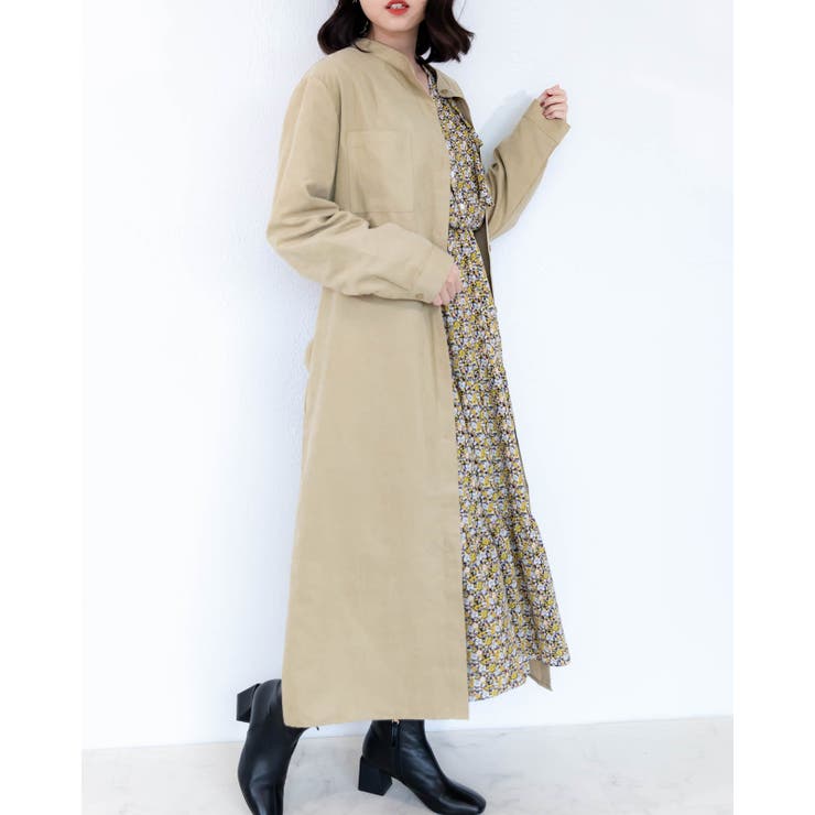 2WAY トレンチ風シャツワンピース レーディス | Frenchic | 詳細画像17 