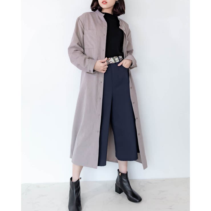 2WAY トレンチ風シャツワンピース レーディス | Frenchic | 詳細画像18 