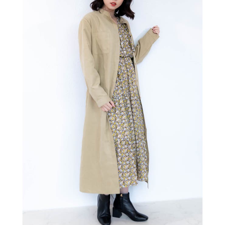 2WAY トレンチ風シャツワンピース レーディス | Frenchic | 詳細画像2 