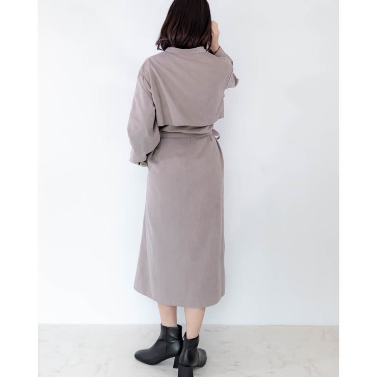 2WAY トレンチ風シャツワンピース レーディス | Frenchic | 詳細画像23 