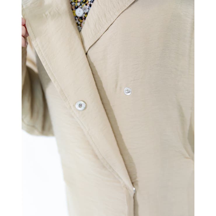 ガーゼガウンコート レーディス フロントボタン | Frenchic | 詳細画像13 