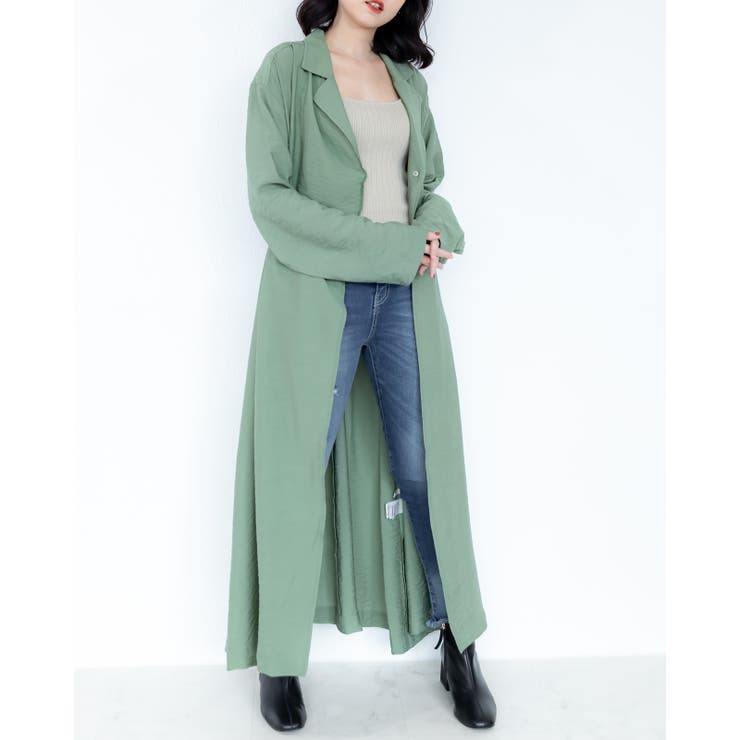 ガーゼガウンコート レーディス フロントボタン | Frenchic | 詳細画像18 