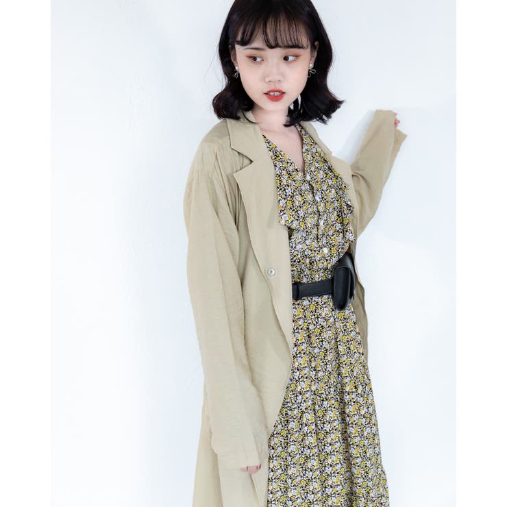 ガーゼガウンコート レーディス フロントボタン | Frenchic | 詳細画像6 