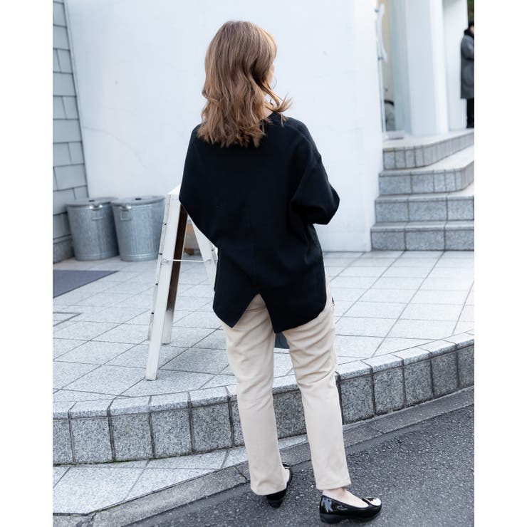 スリムパンツ  レーディス スリム ウエストゴム ロング  春 夏 秋 冬 | Frenchic | 詳細画像9 