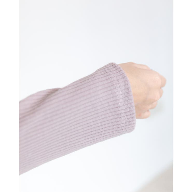 変形ニットカットソー レーディス リブ | Frenchic | 詳細画像9 