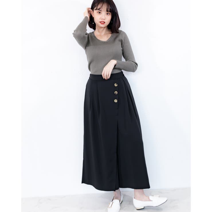 スカート風キュッロト レーディス スカート | Frenchic | 詳細画像15 