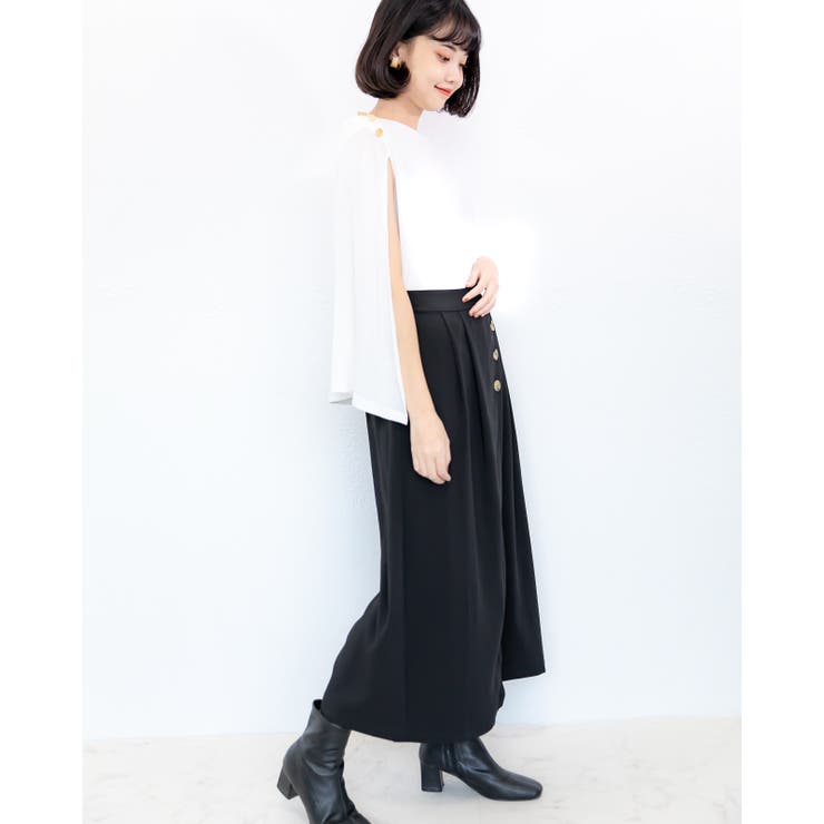 スカート風キュッロト レーディス スカート | Frenchic | 詳細画像24 