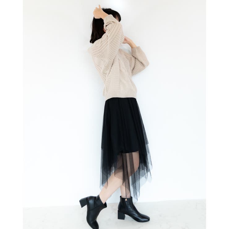 Ｖネックニットトップス レーディス 長袖 | Frenchic | 詳細画像8 