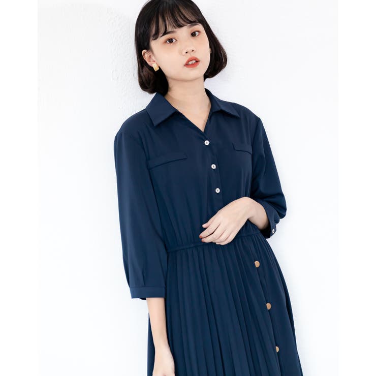 切り替えプリーツワンピース レーディス ワンピース | Frenchic | 詳細画像12 