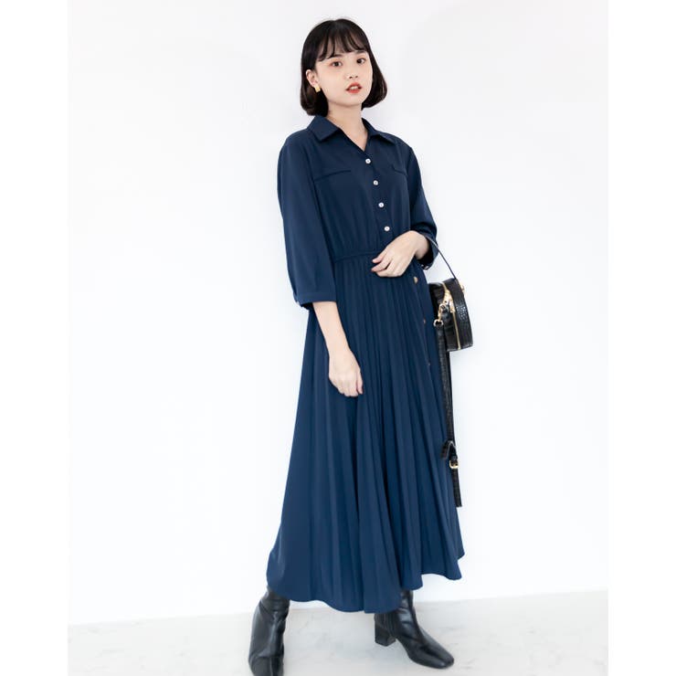 切り替えプリーツワンピース レーディス ワンピース | Frenchic | 詳細画像14 