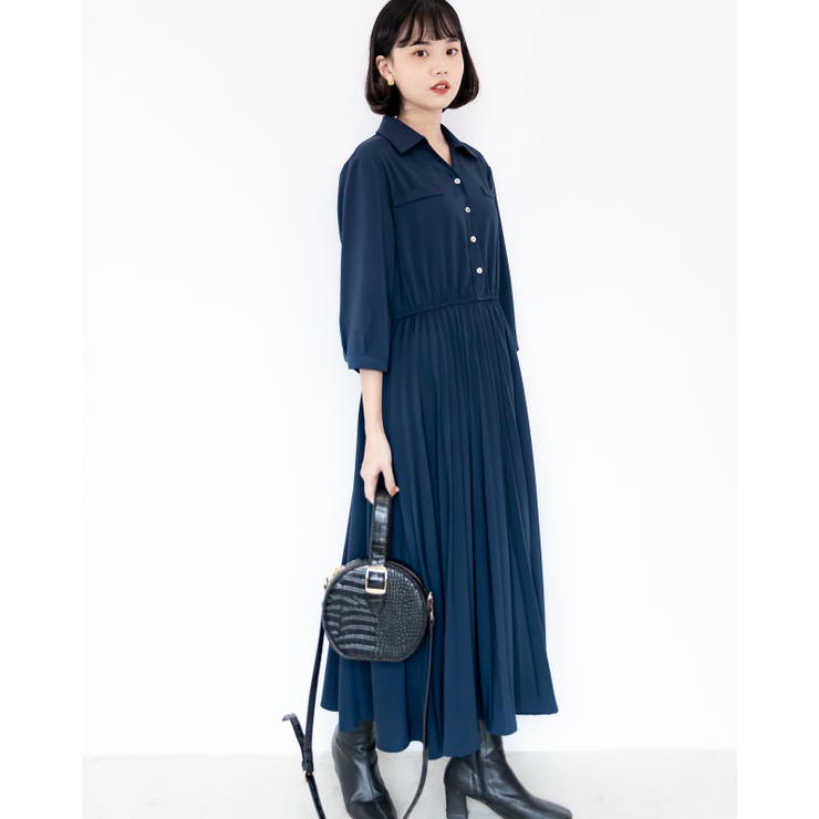 切り替えプリーツワンピース レーディス ワンピース | Frenchic | 詳細画像16 