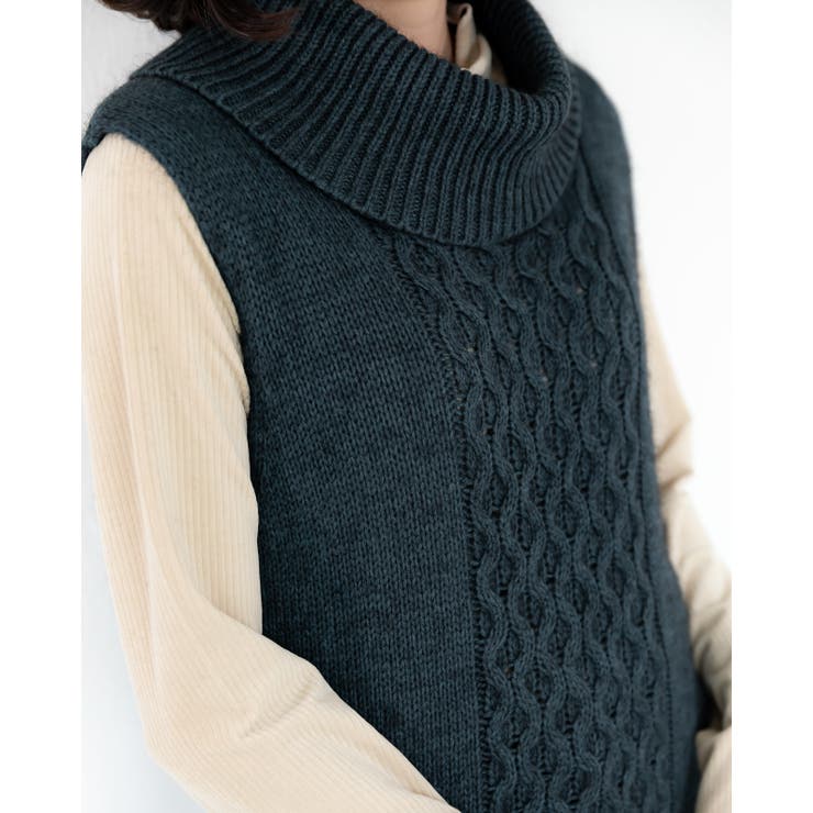 ノースリーブ ワンピース レーディス ワンピース  セーター 春 夏 秋 冬 | Frenchic | 詳細画像19 