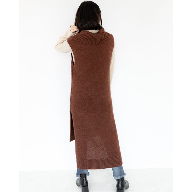 ノースリーブ ワンピース レーディス ワンピース  セーター 春 夏 秋 冬 | Frenchic | 詳細画像27 