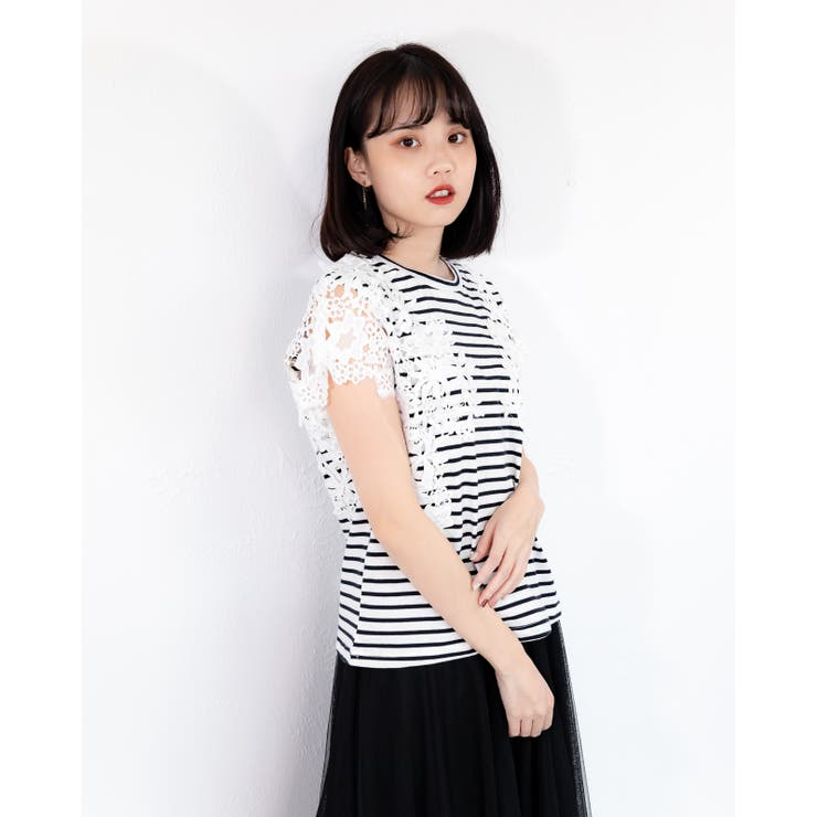 レースカットソー レーディス トップス | Frenchic | 詳細画像4 
