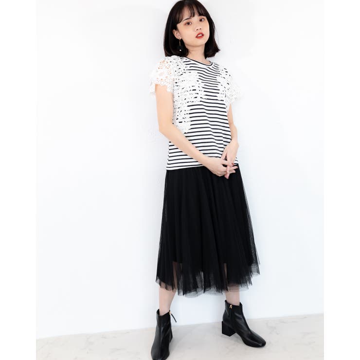 レースカットソー レーディス トップス | Frenchic | 詳細画像8 