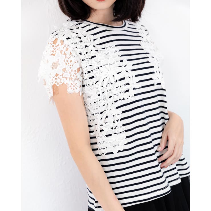 レースカットソー レーディス トップス | Frenchic | 詳細画像10 