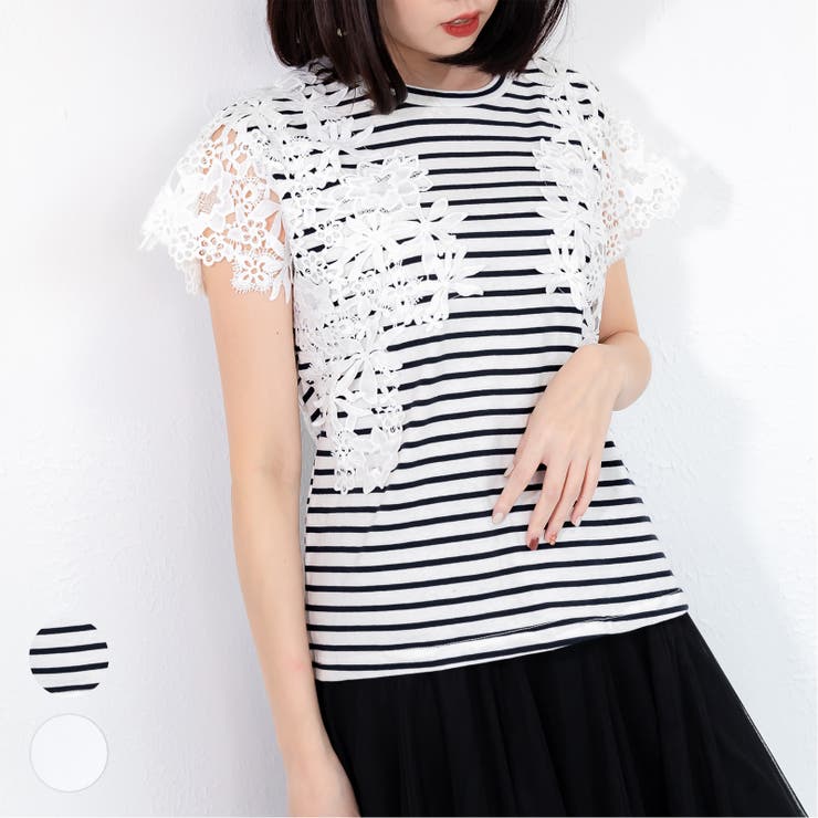 レースカットソー レーディス トップス | Frenchic | 詳細画像1 