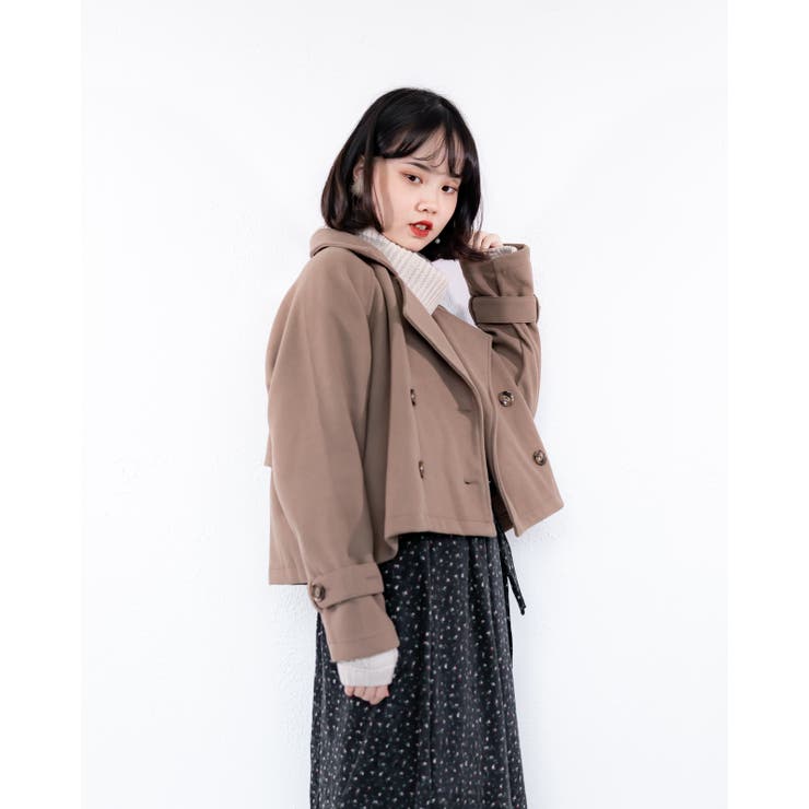 20-60代からのファッション通販  ショートダッフルコート コート[品番 レディースファッション ジャケット・アウター