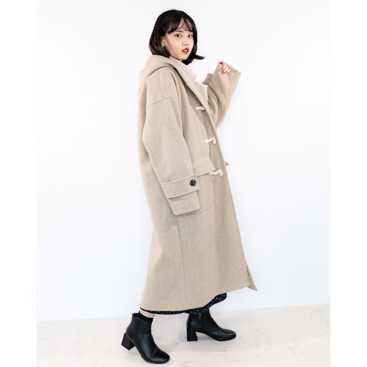 値下げ【Iucien pellat-finet】迷彩 ダッフルコート ロング丈Ｌ 値下げ【Iucien pellat-finet】迷彩 ダッフルコート ロング丈L
