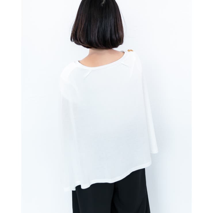 シャンクボタン付きマントニット レーディス トップス | Frenchic | 詳細画像14 