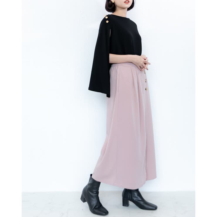 bitnabi 授乳チャック付きマントトップス シャンクボタン付きマントニット レーディス トップス[品番