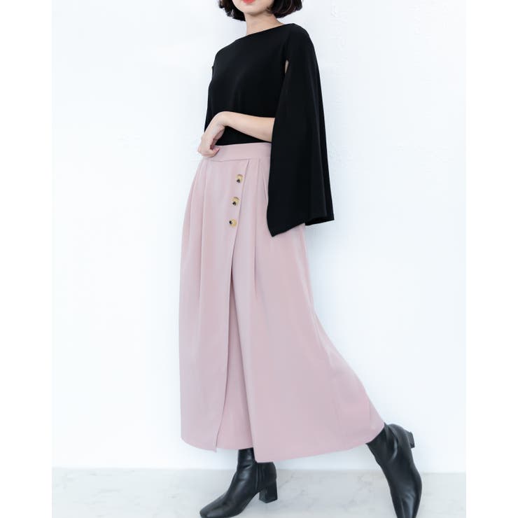 シャンクボタン付きマントニット レーディス トップス | Frenchic | 詳細画像26 