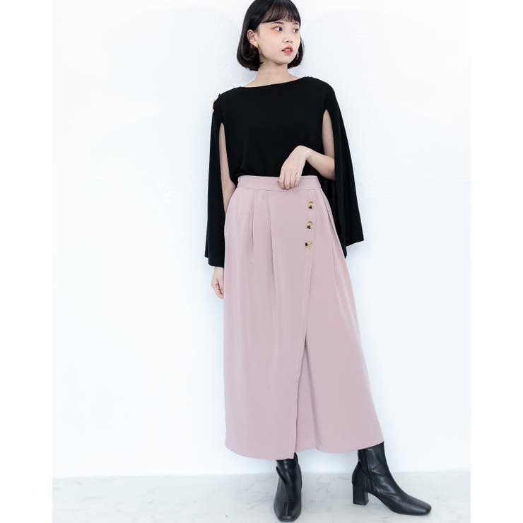 シャンクボタン付きマントニット レーディス トップス | Frenchic | 詳細画像27 