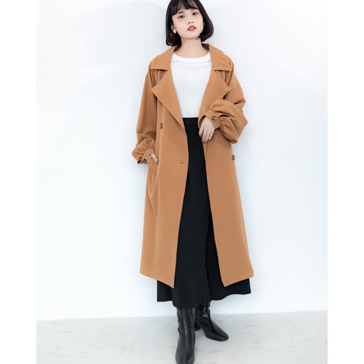 シャンクボタン付きマントニット レーディス トップス[品番