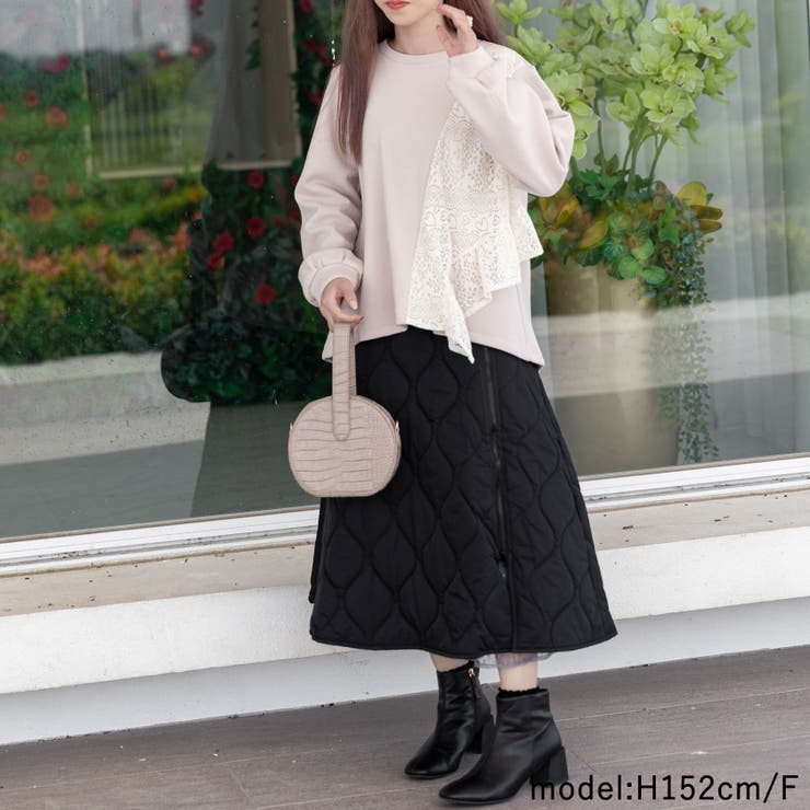 裏起毛レーストップス | Frenchic | 詳細画像9 