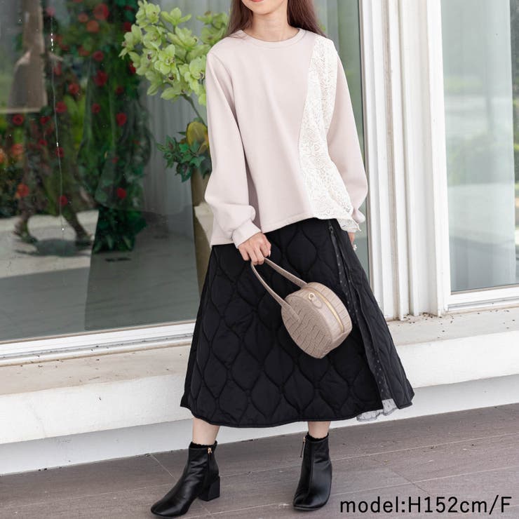 裏起毛レーストップス | Frenchic | 詳細画像10 